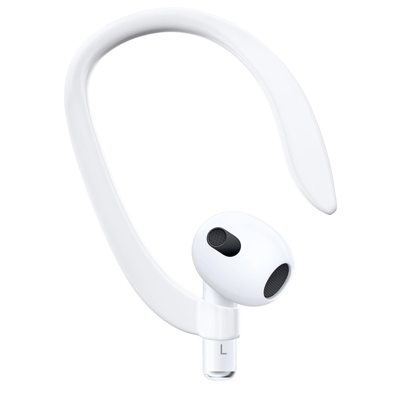 BPFC Single Left Replacement Earbud Only Compatible with AirPods 3rd Generation Model A2564 Left Ear Side Wireless Earbud with Detachable Ear Hooks L Side for AirPods 3rd Gen