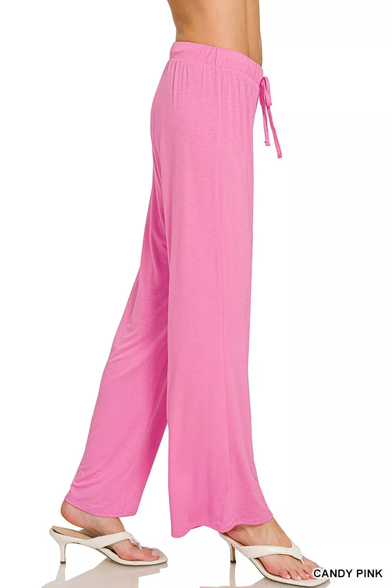 Zenana V-neck Oversized Top & Pants Set