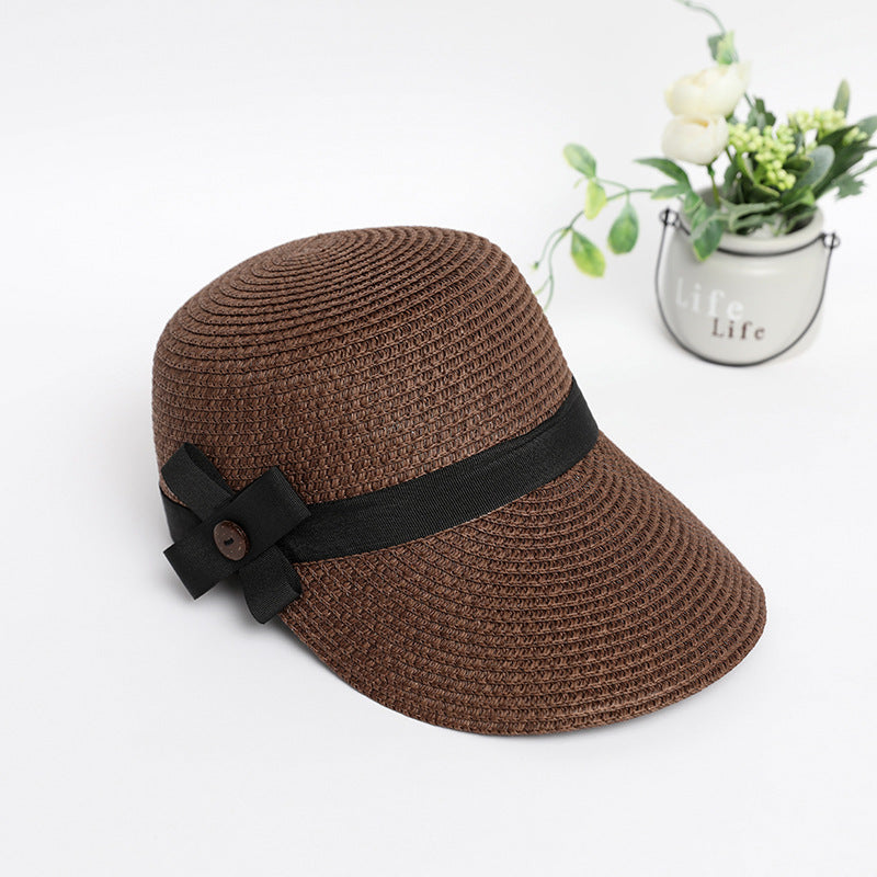 Straw Equestrian Hat Women's Outdoor Beach Casual Hat