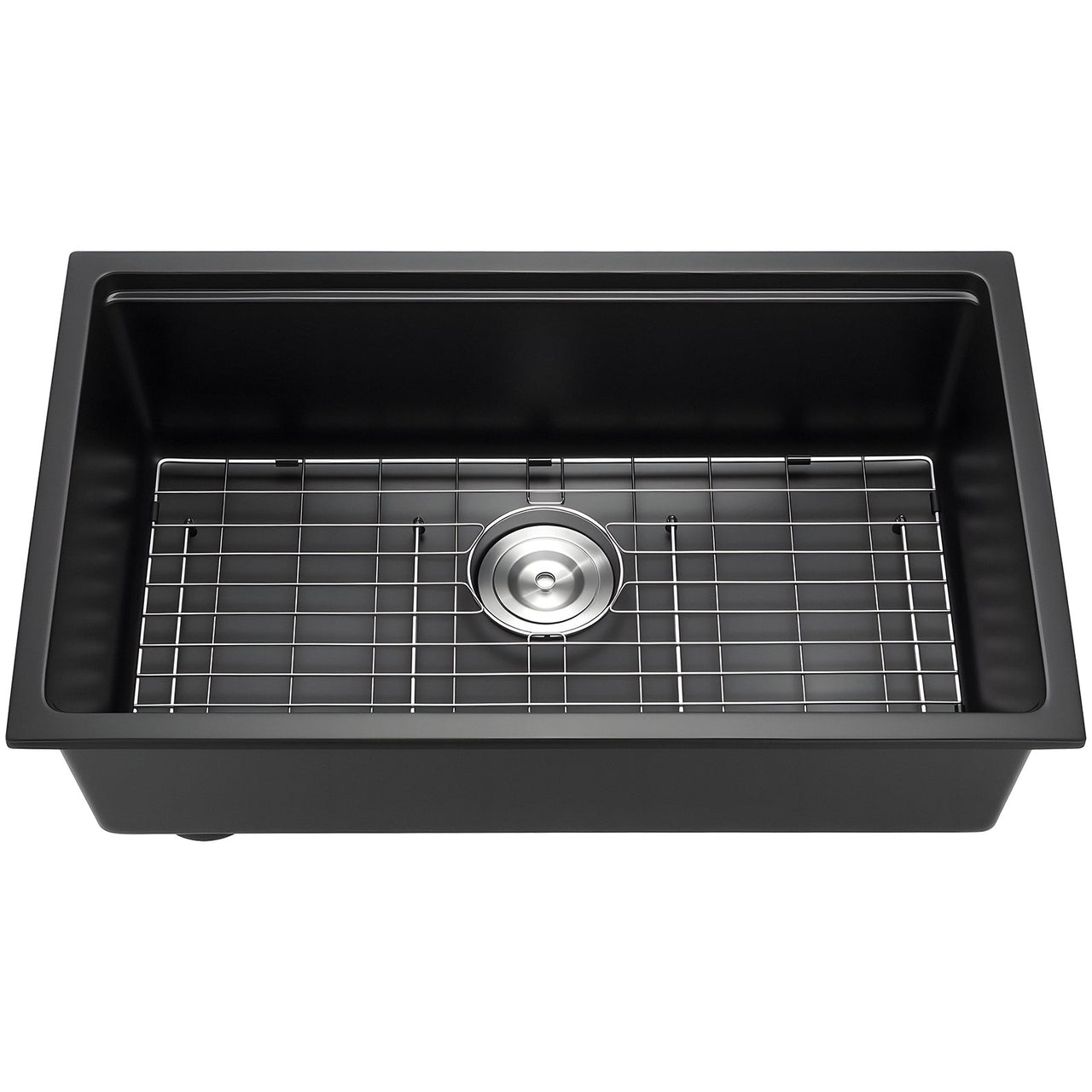 30 inch Granite Kitchen Sink Undermount Single Bowl Drop-In Basin for RV Bar