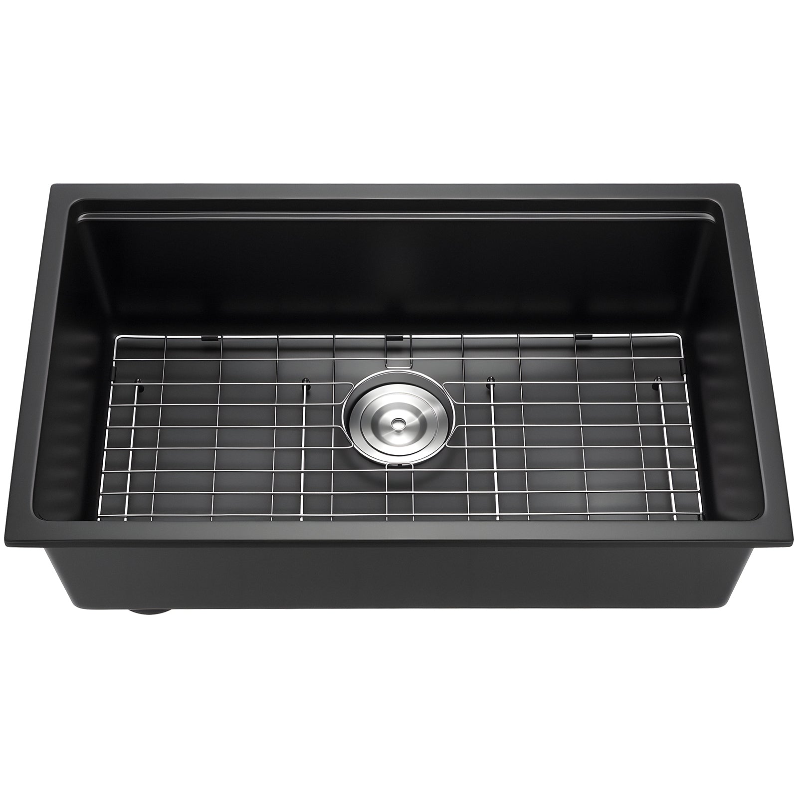 30 inch Granite Kitchen Sink Undermount Single Bowl Drop-In Basin for RV Bar