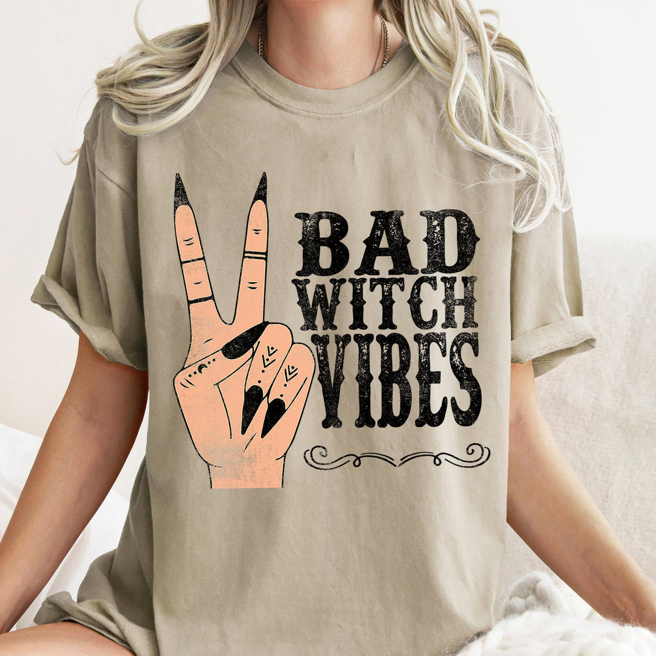 Bad Witch Vibes Comfort Colors Tee