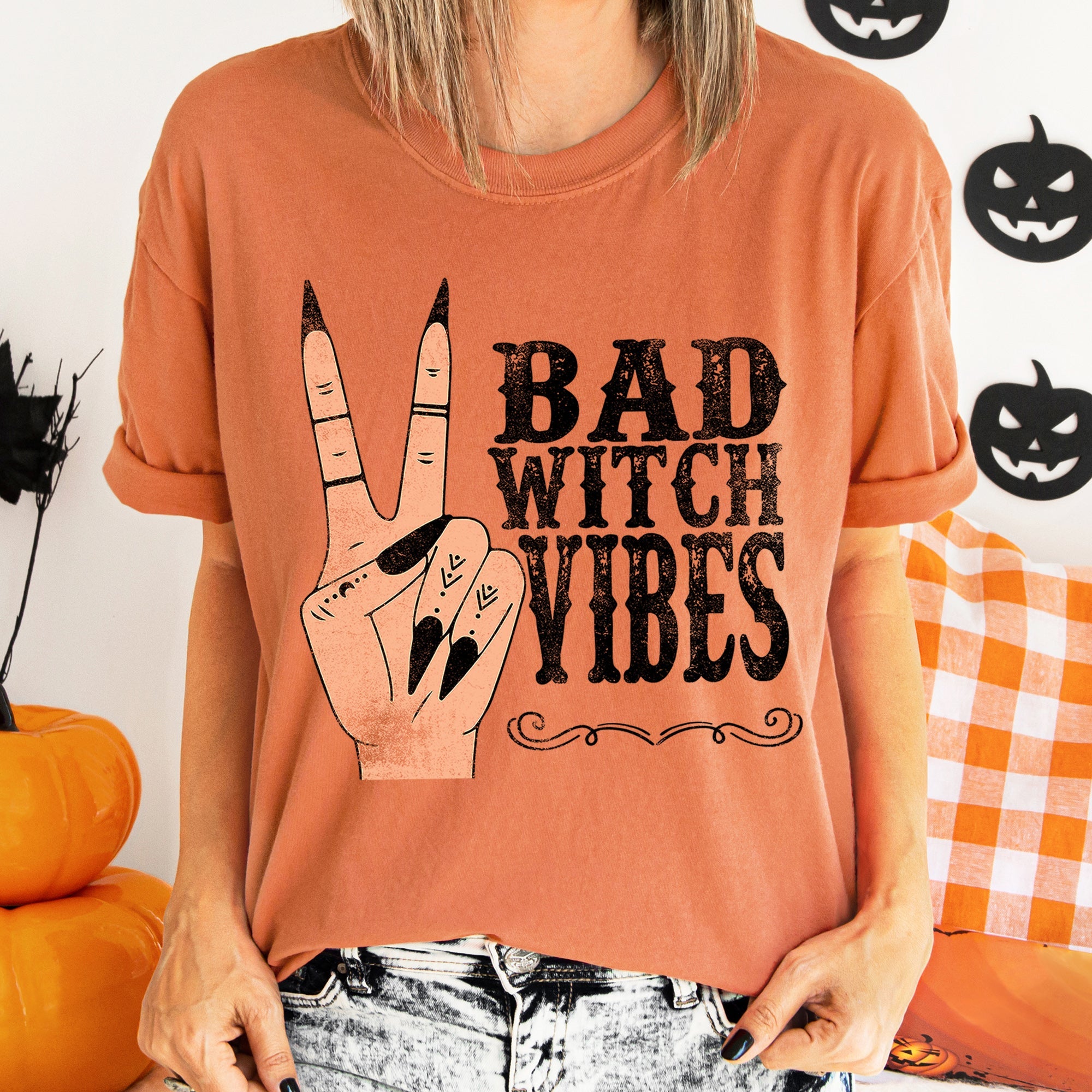 Bad Witch Vibes Comfort Colors Tee
