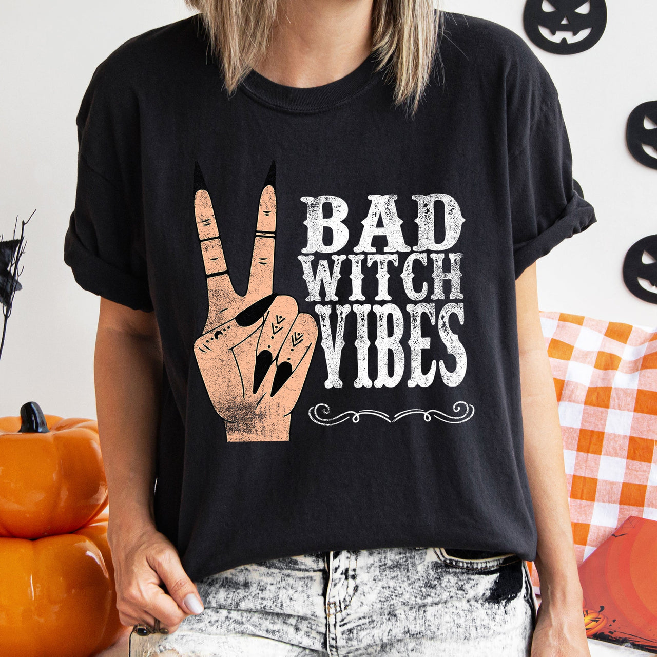 Bad Witch Vibes Comfort Colors Tee
