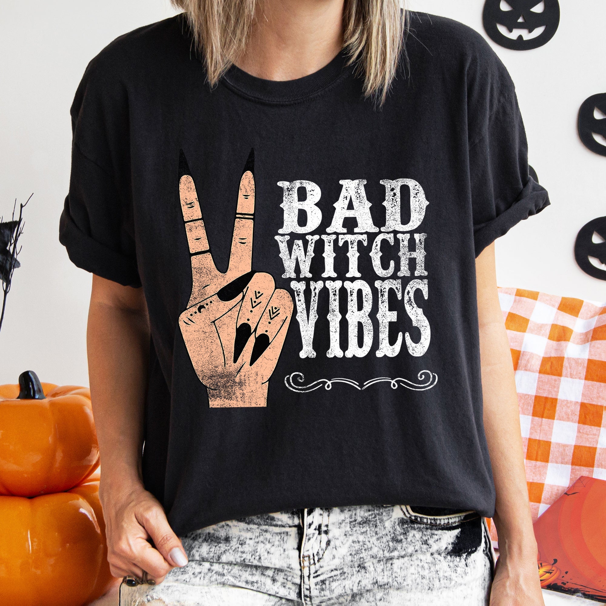 Bad Witch Vibes Comfort Colors Tee