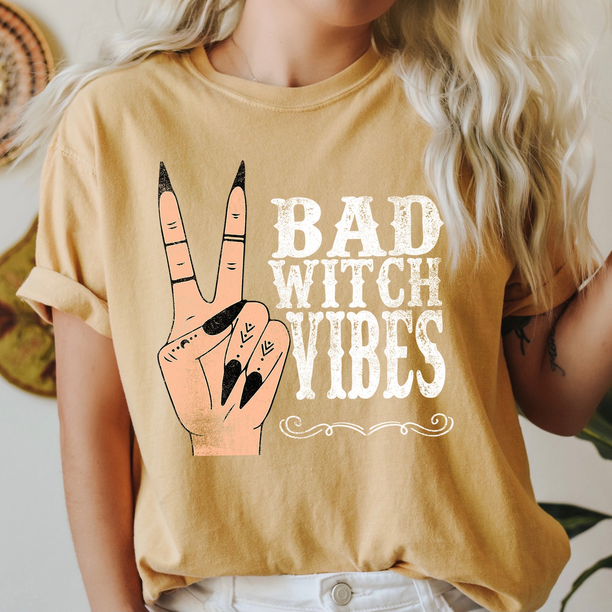 Bad Witch Vibes Comfort Colors Tee