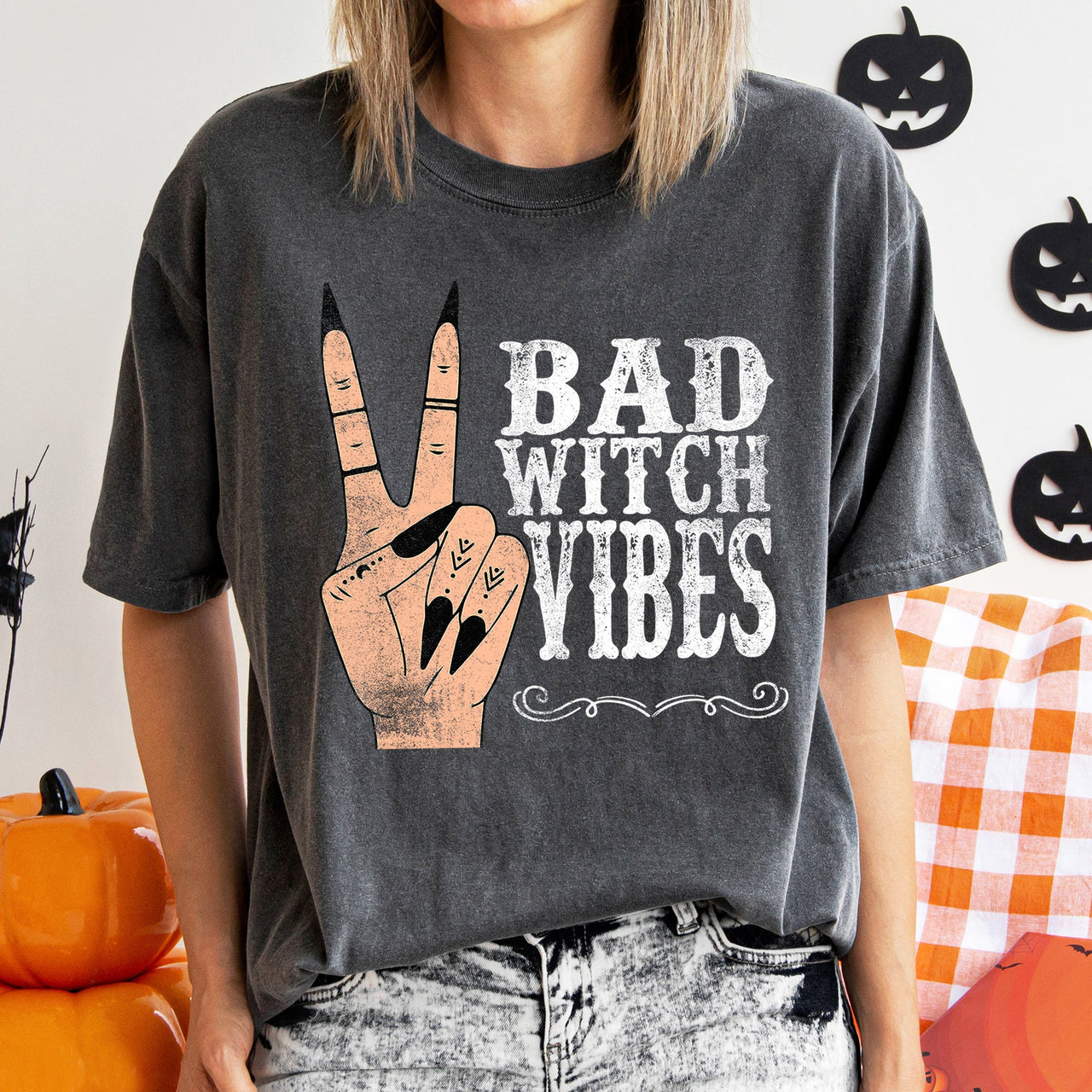 Bad Witch Vibes Comfort Colors Tee