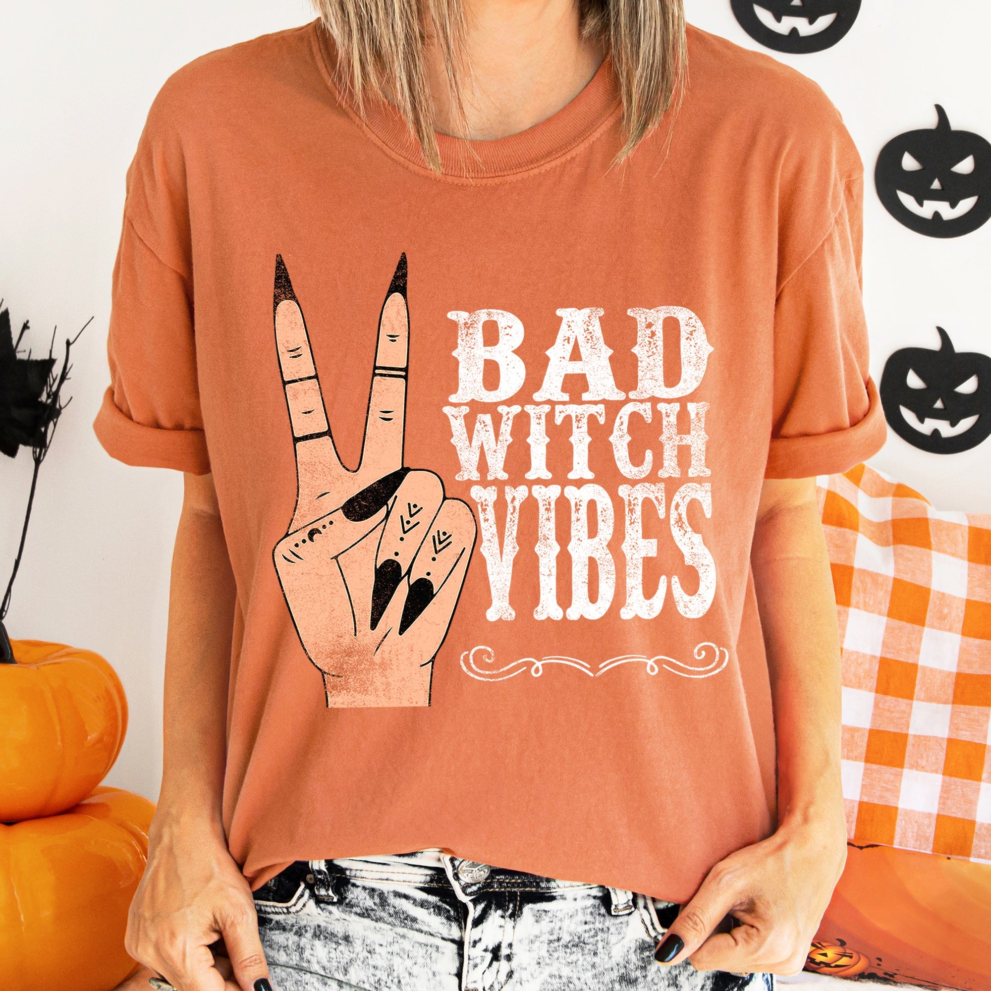 Bad Witch Vibes Comfort Colors Tee