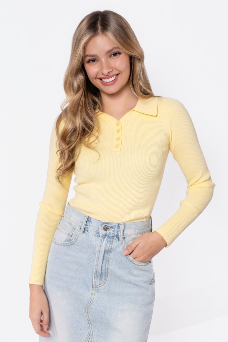 Bailey Top (Light Yellow)