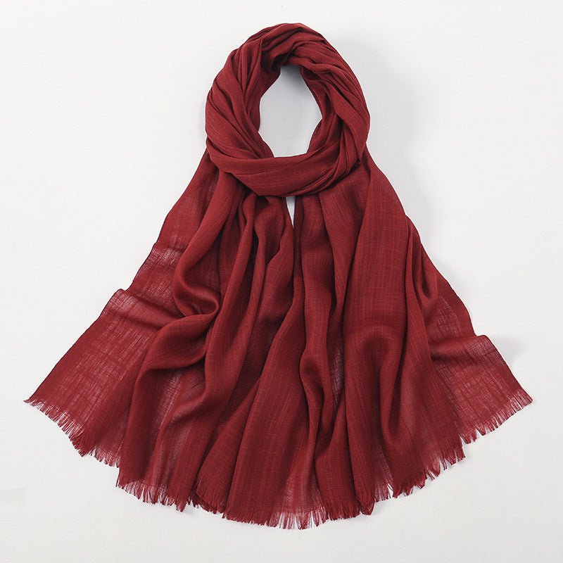 Bamboo Cotton Hijab Scarf(MH208)