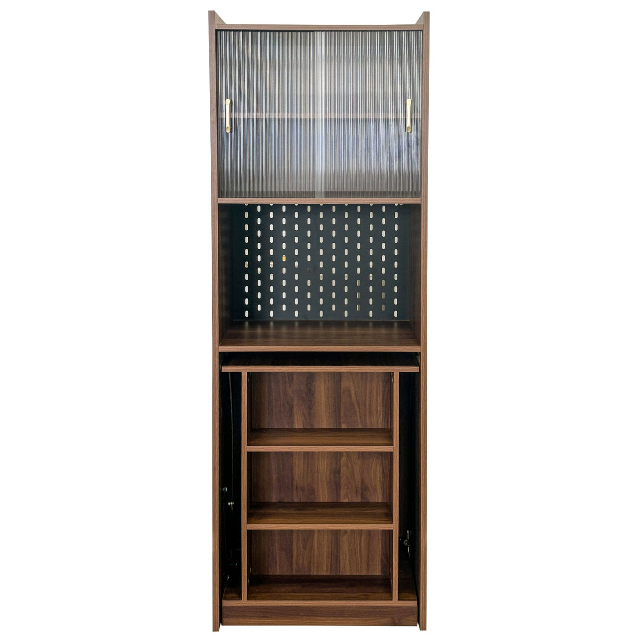 Folding Desk with Storage, Space-Saving Foldable Computer Desk for Small Spaces, Writing Study Table for Home Office, Bedroom, Dorm, Apartment