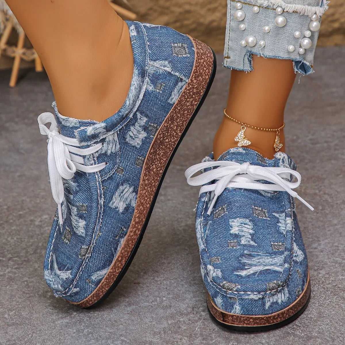 Lace Up Platform Sneakers