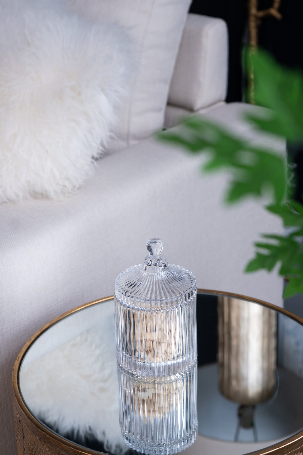 D4x6'Ancell Lidded Glass Jar
