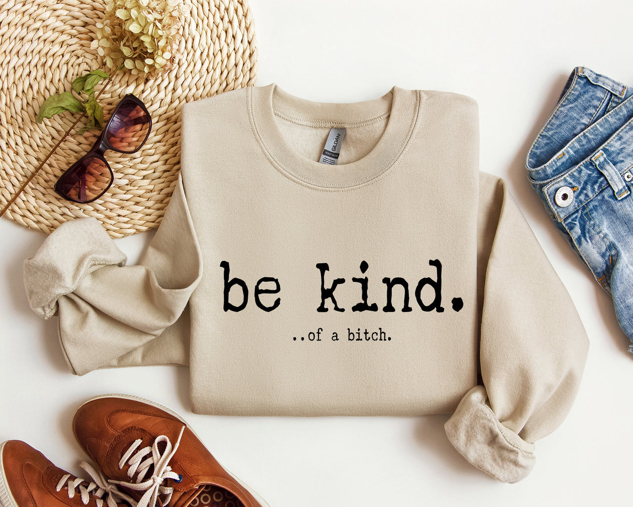Be Kind Be Kind College Campus Sarcasm Be Kind Statement For The Daily Campus Wardrobe Sweatshirt