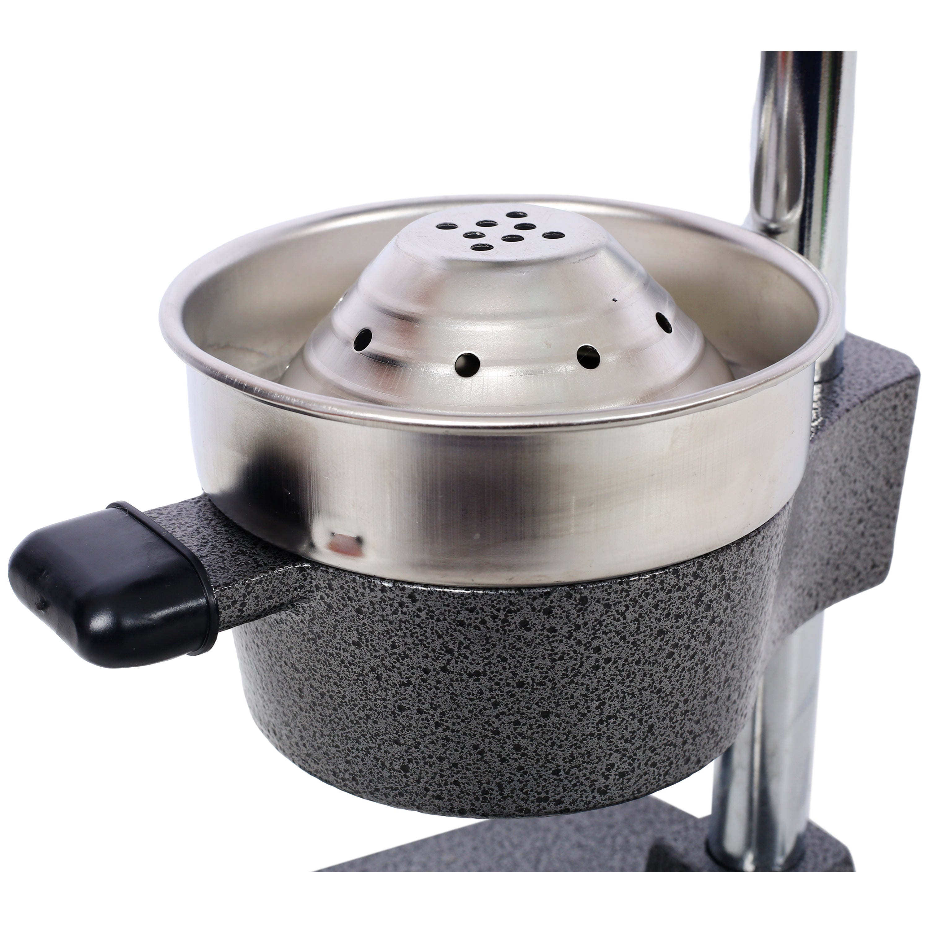 Cast Iron Citrus Juicer , Extra-Large Commercial Grade Manual Hand Press , Heavy Duty Countertop Squeezer for Fresh Orange Juice  ,grey color