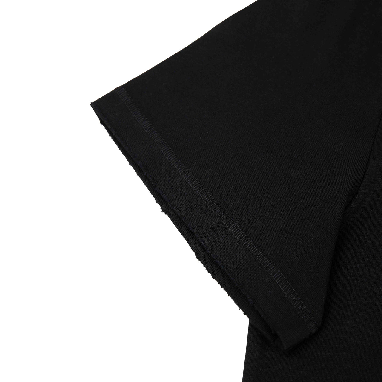 Commons Blank Star Embroidered Tee Jet Black