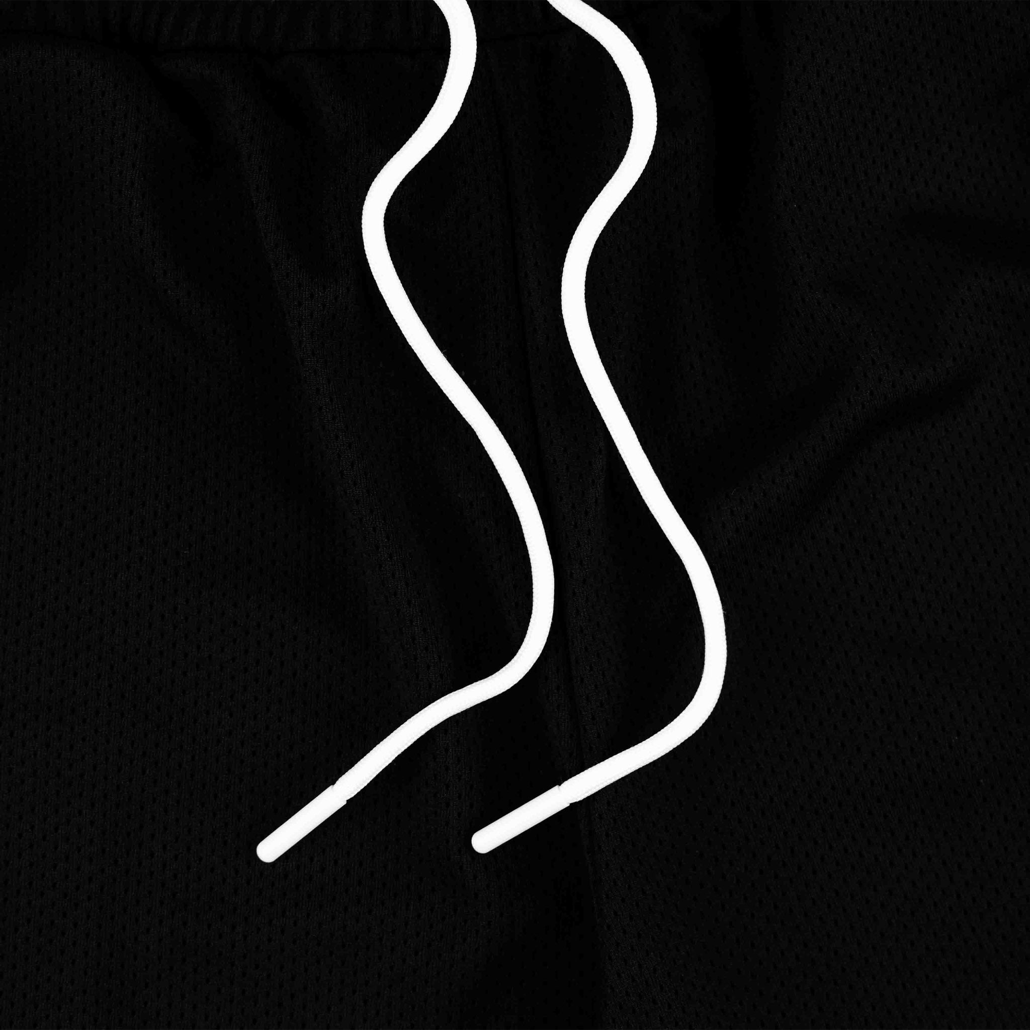 Common Hype Black Contrast Stitching Mesh Short Star Logo