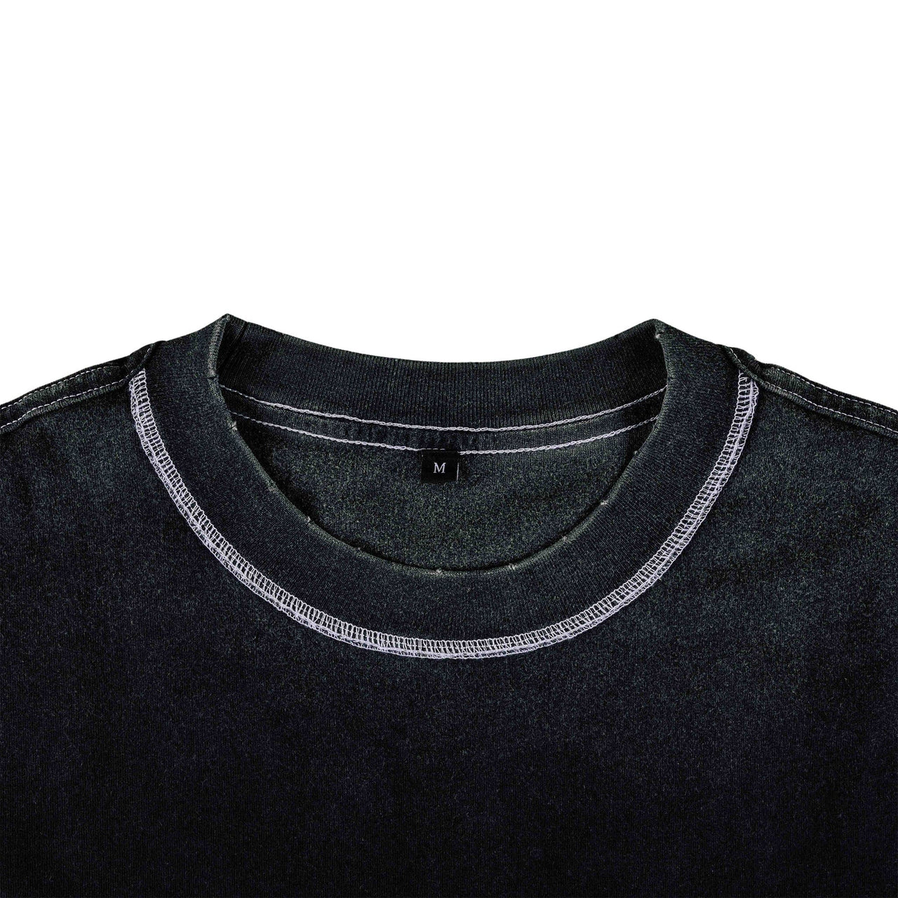 Common Hype Blank 'Black' Contrast Tee