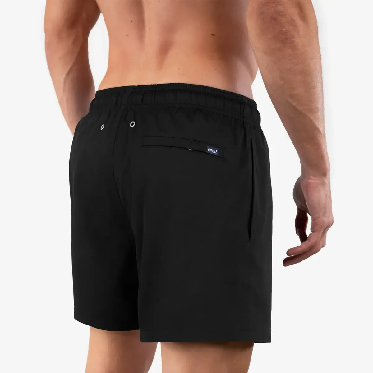 Men’s Premium Compression-Lined Hybrid Shorts – Black Onyx