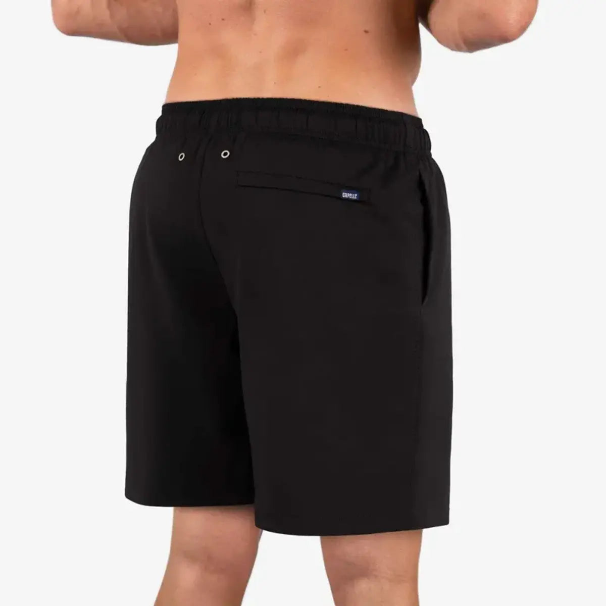 Men’s Premium Compression-Lined Hybrid Shorts – Black Onyx