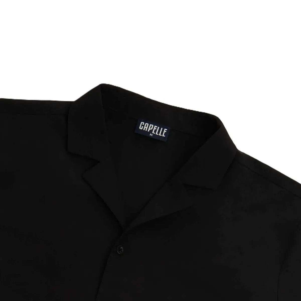 Men’s Short Sleeve Tailored Fit Button-Down Shirt – Black Onyx