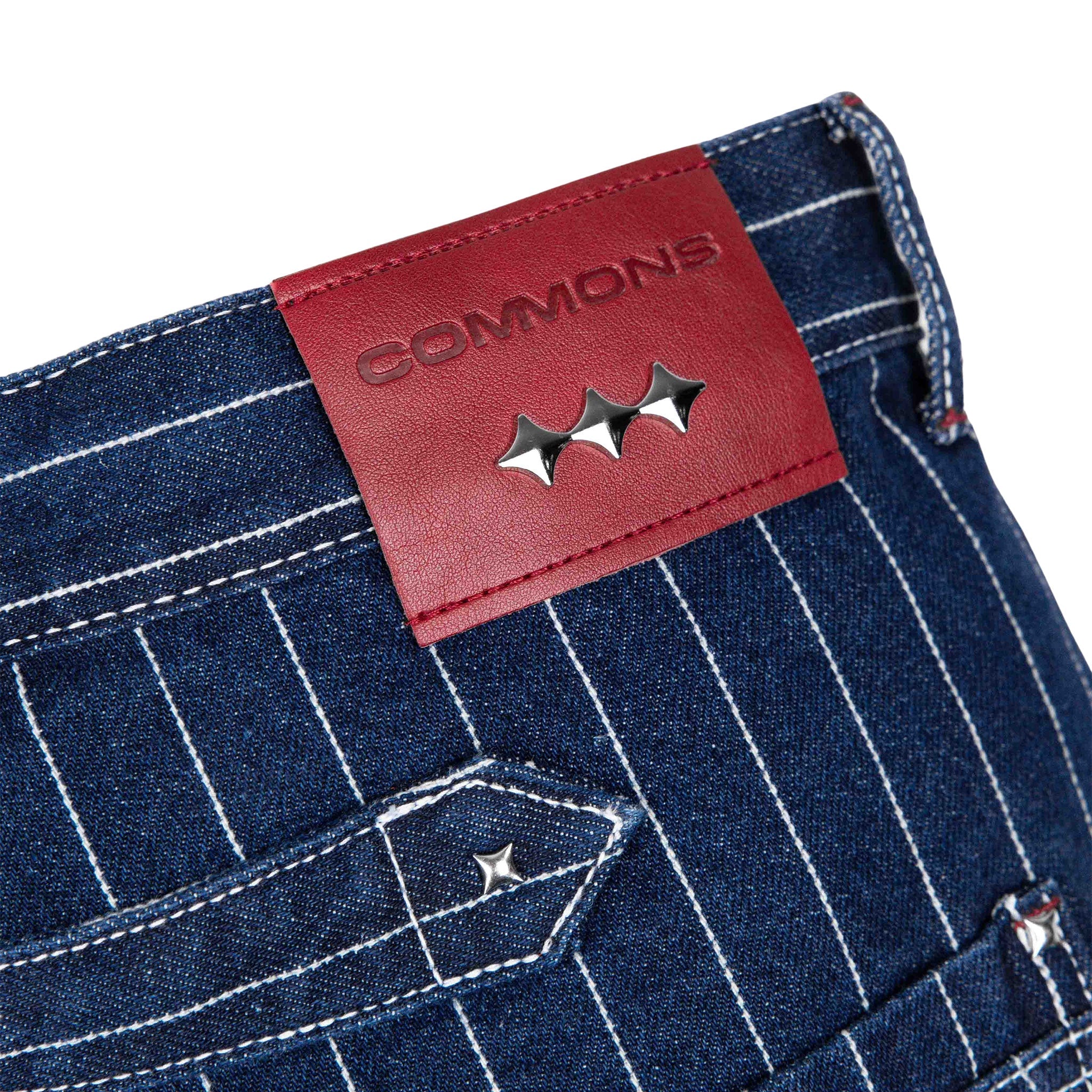 Commons Pinstripe Conductor Denim Pant Midnight Blue