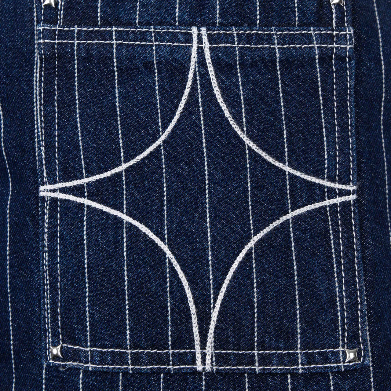 Commons Pinstripe Conductor Denim Pant Midnight Blue