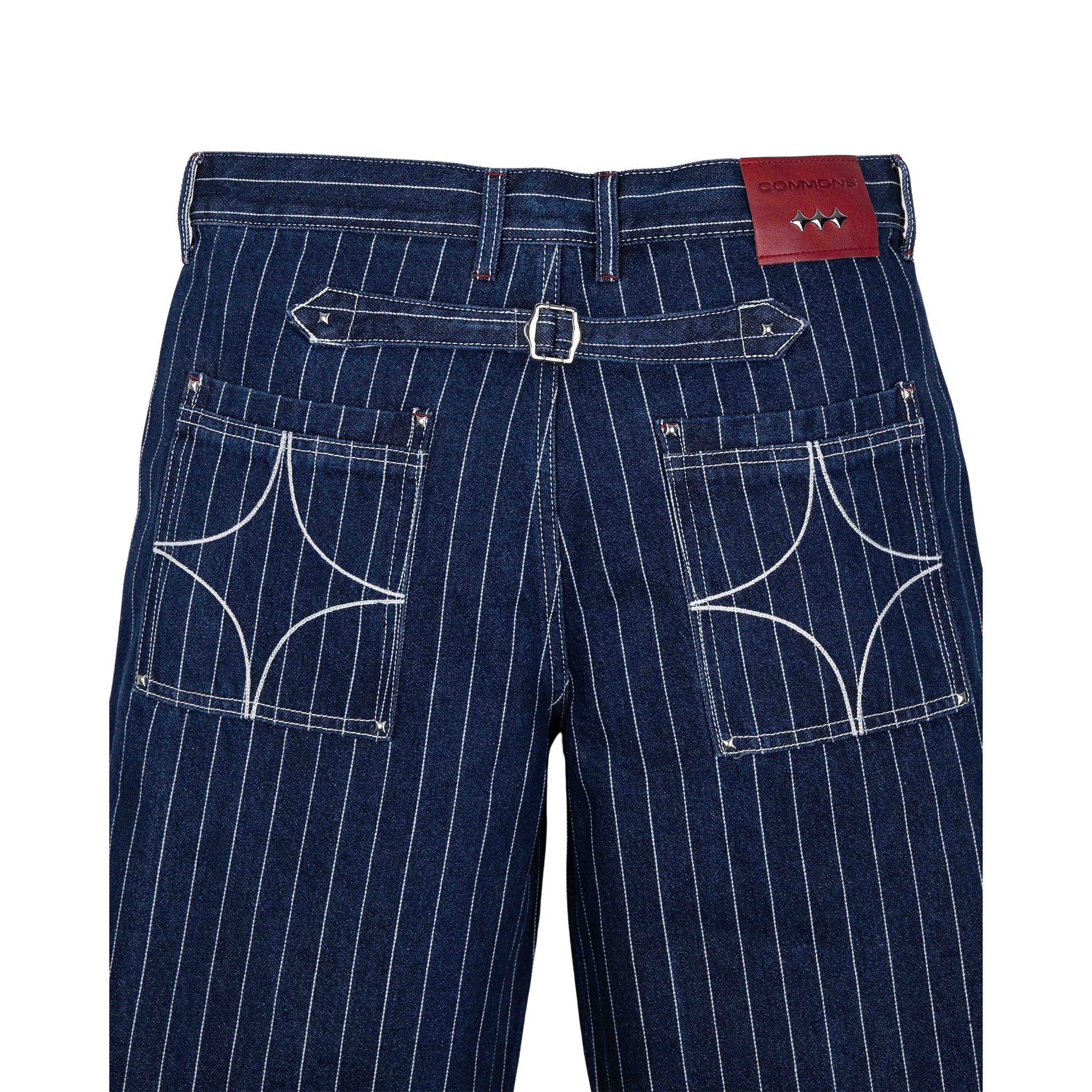 Commons Pinstripe Conductor Denim Pant Midnight Blue