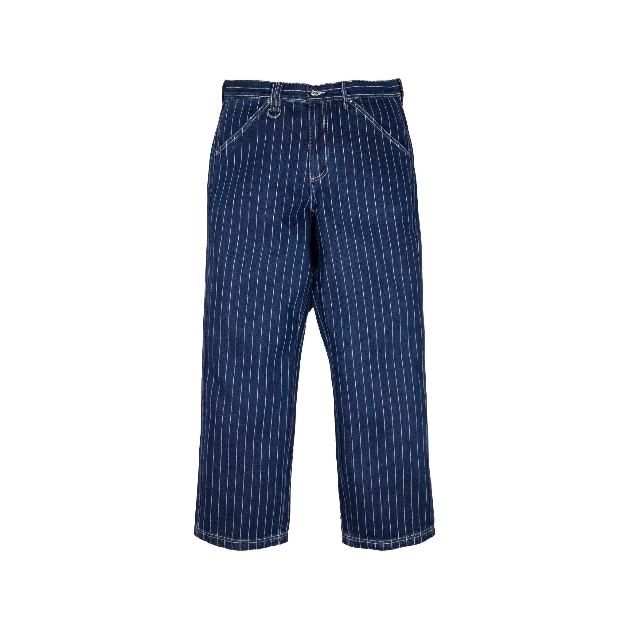 Commons Pinstripe Conductor Denim Pant Midnight Blue