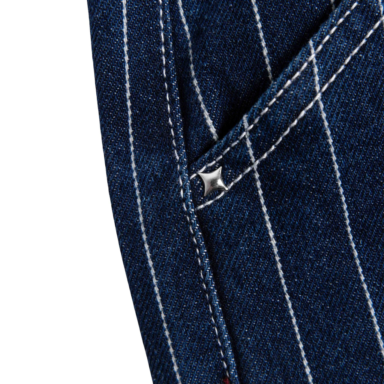 Commons Pinstripe Conductor Denim Pant Midnight Blue
