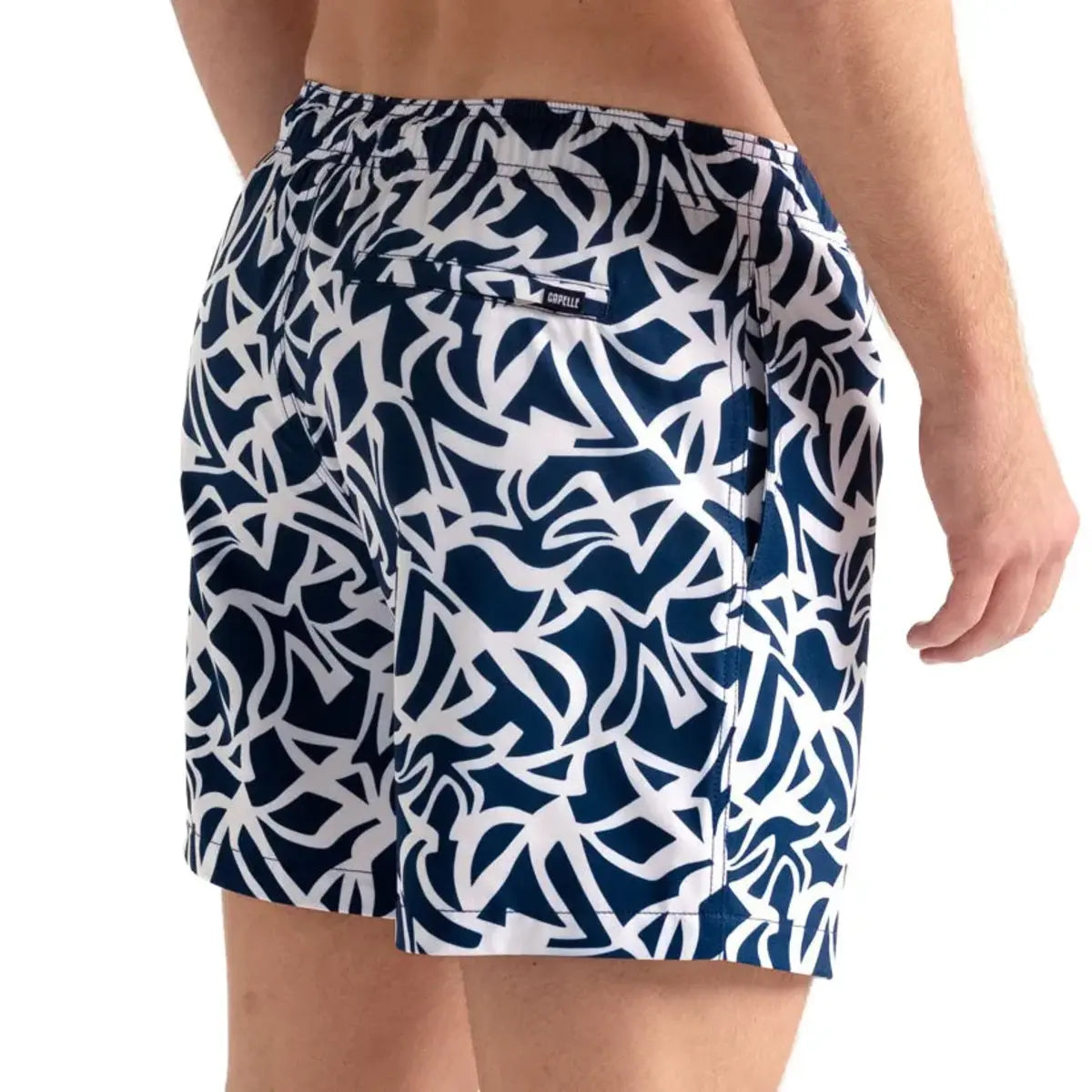 Men’s Premium Compression-Lined Hybrid Shorts – Blue Freedom