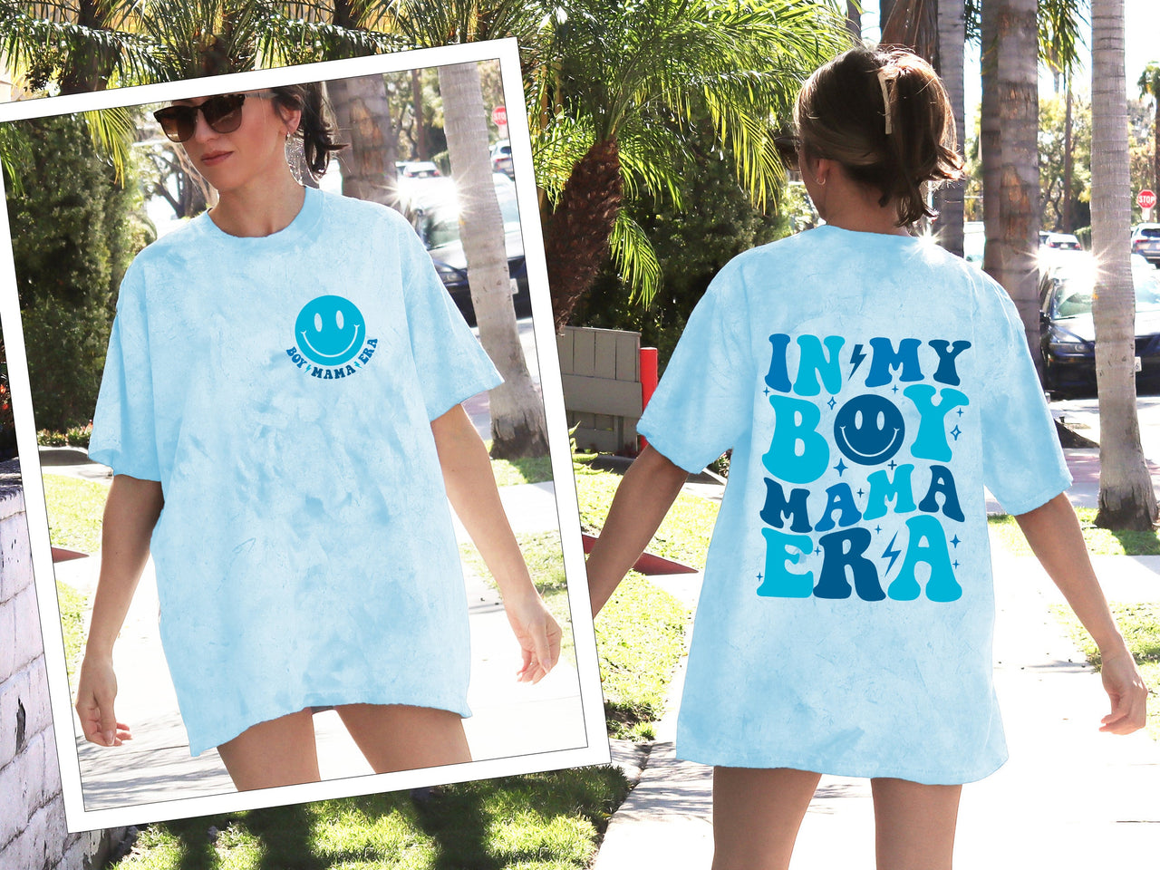 In My Boy Mama Era Mom Life Proud Mama Since Day One For Real Moms Everywhere Comfort Colors Tee