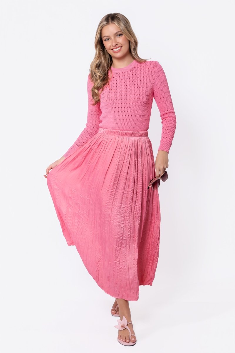Bria Skirt (Coral Pink)
