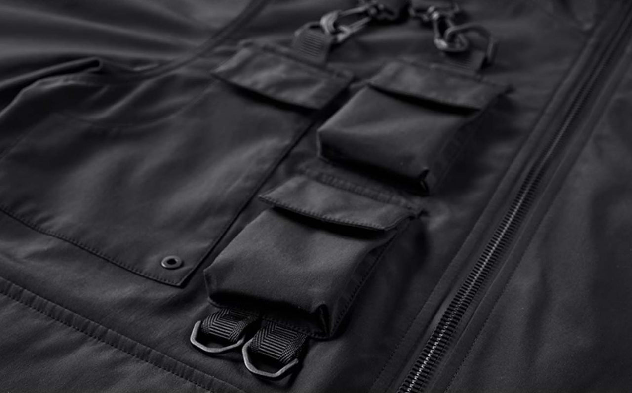 IBJ333 Tactical Matte Black Jacket