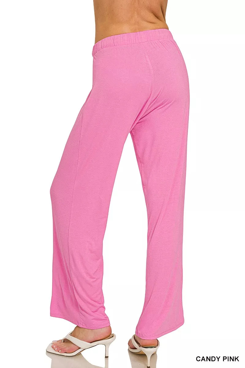 Zenana V-neck Oversized Top & Pants Set