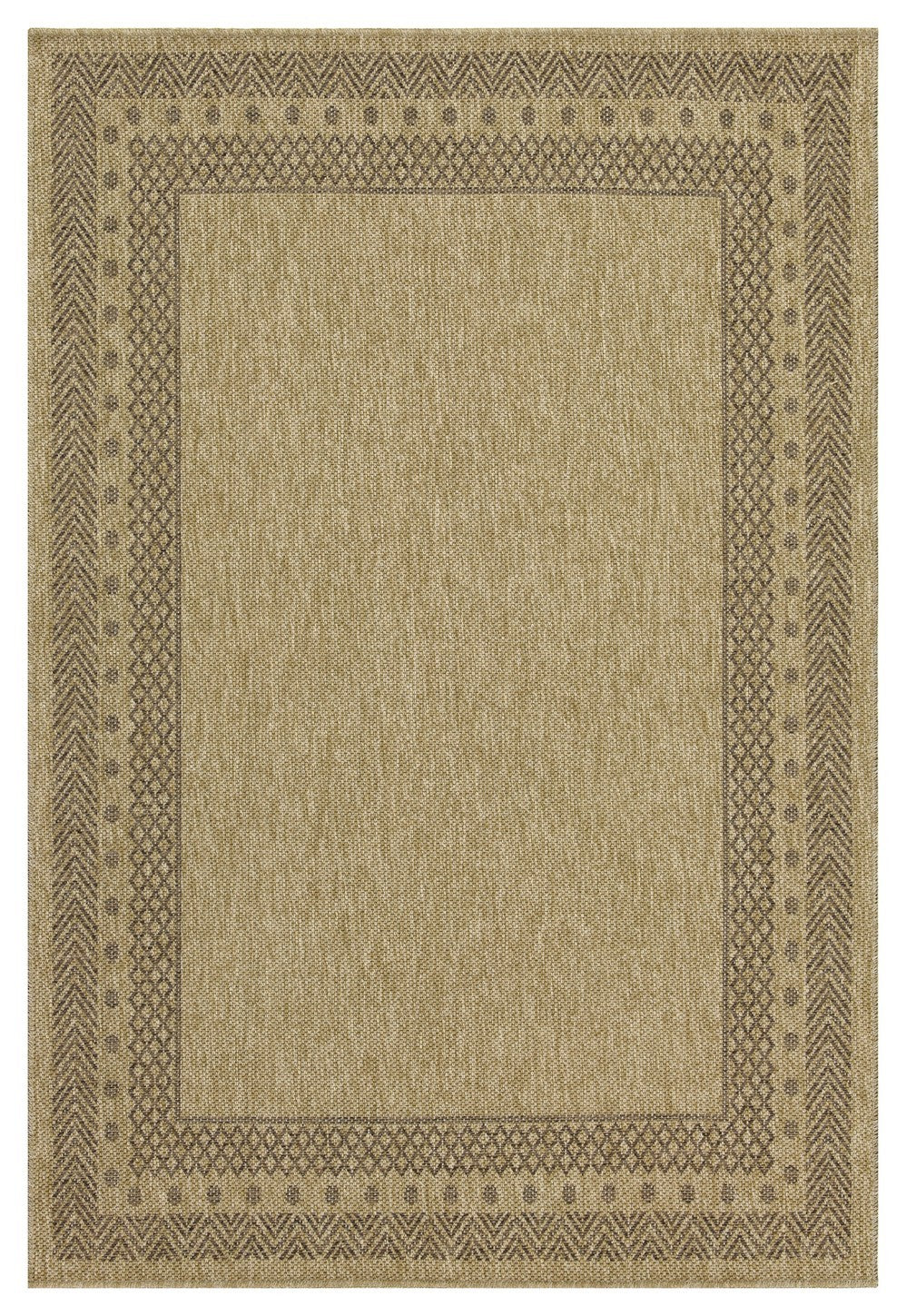 Earth GC_NTL1007 Jute/Mocha 7 ft. 10 in. x 10 ft. 3 in. Indoor/Outdoor Area Rug