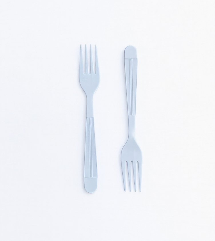 Royalty White X-Heavy Weight PP Fork, 10 Sleeves of 100 Forks (1000/cs)