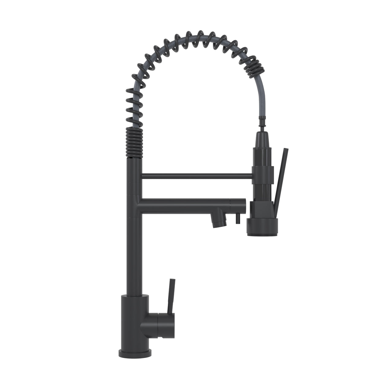 Bothwa Home CUPC Certified 19' Single Handle Kitchen Faucet (Matt Black Finish)