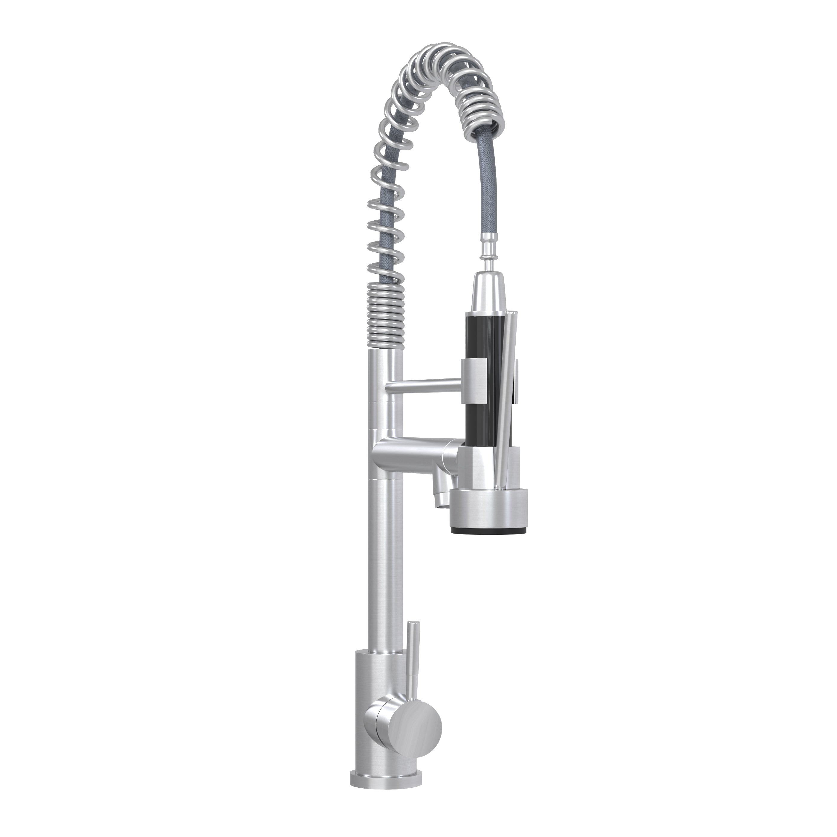 Bothwa Home CUPC Certified 19' Single Handle Kitchen Faucet ( Brushed Nickel Finish)