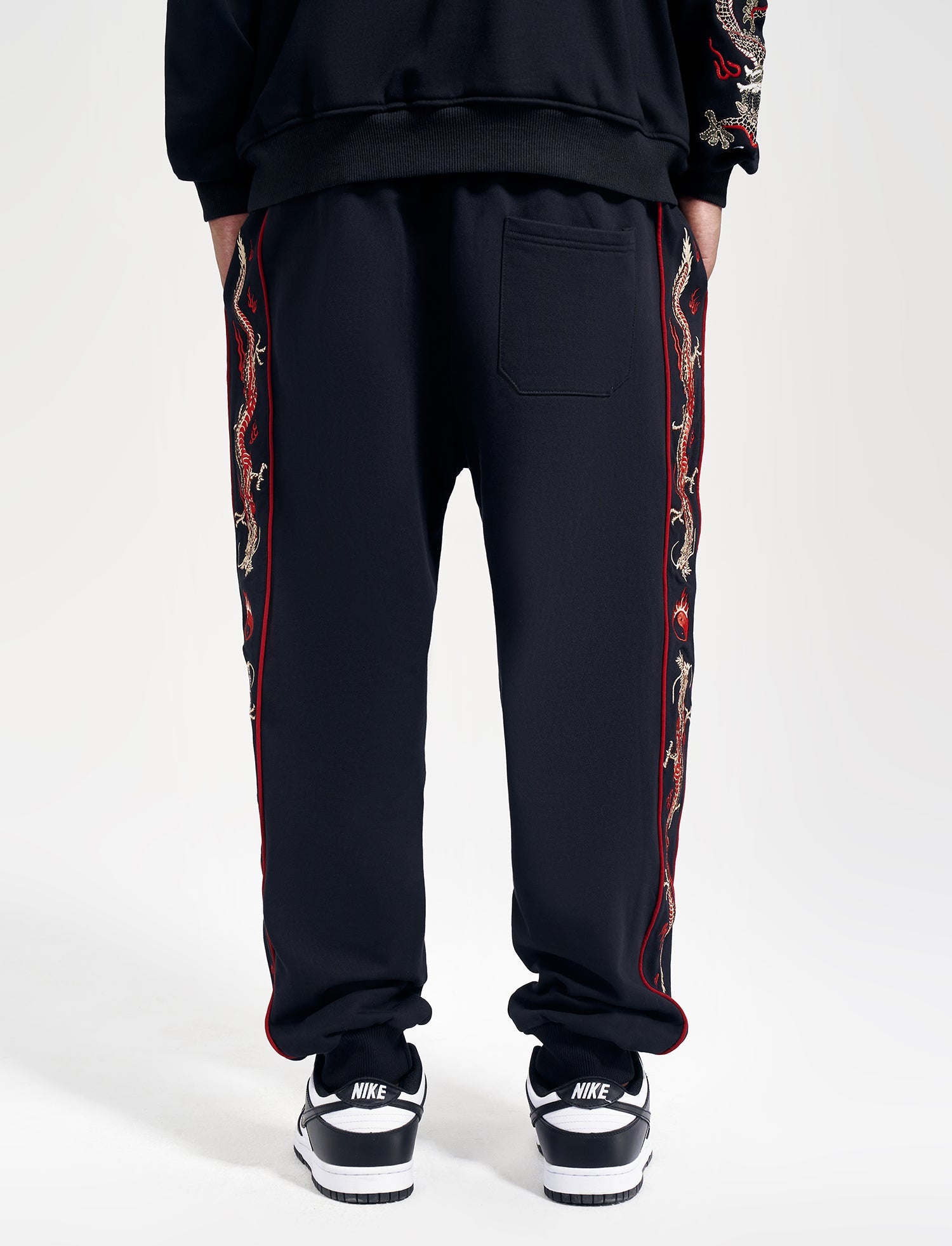 KH7061 Dragon Embroidery Joggers