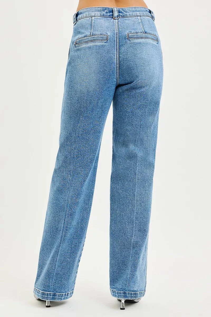 RISEN Slouchy Straight Jeans