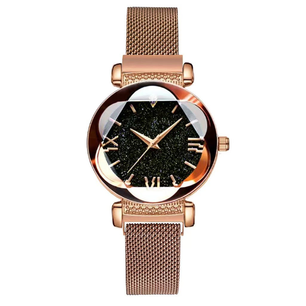 Star watch steel belt watch ladies casual watch (See size chart where applicable)