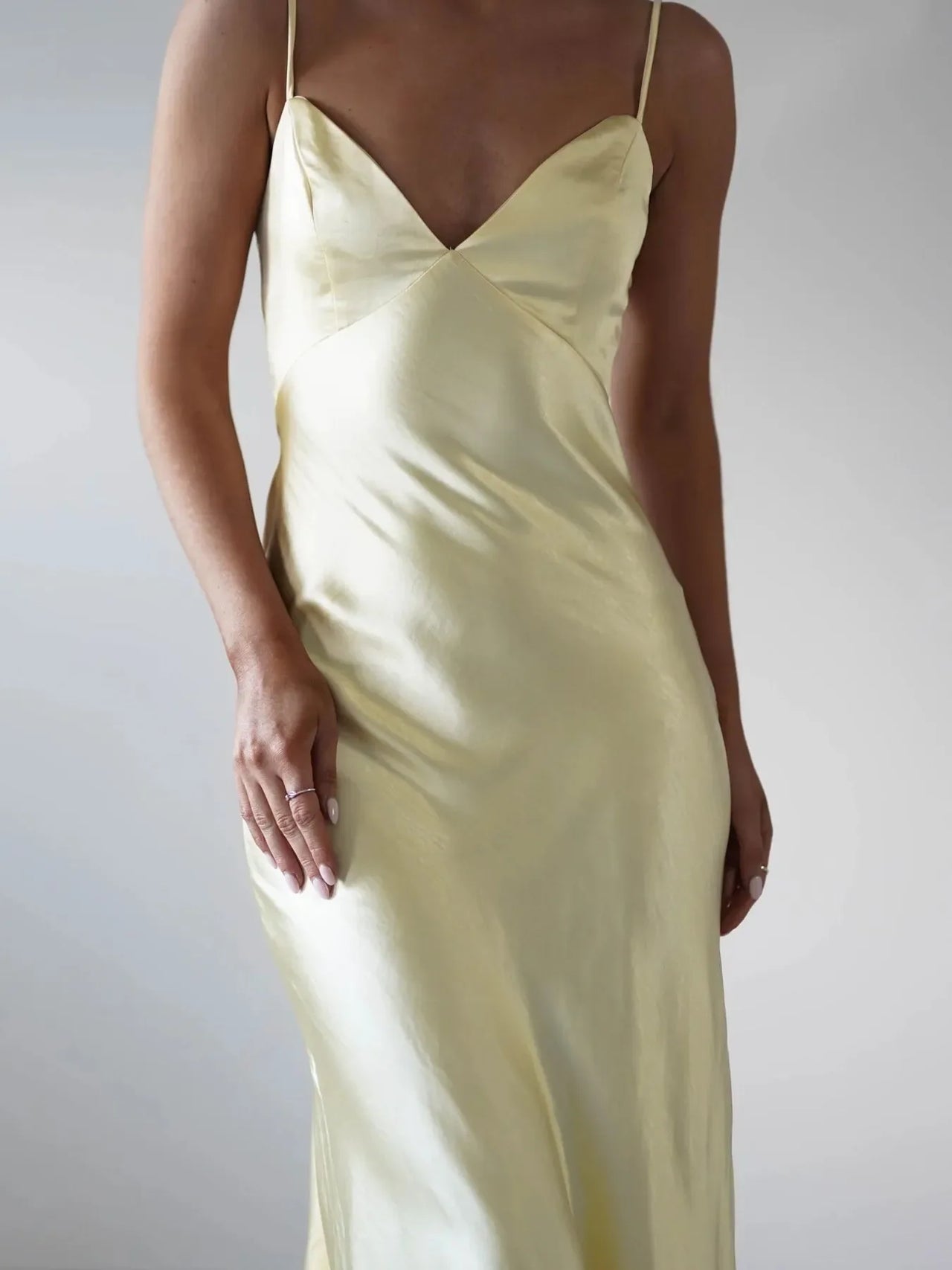 Satin Backless Cami Dress (See size chart where applicable)