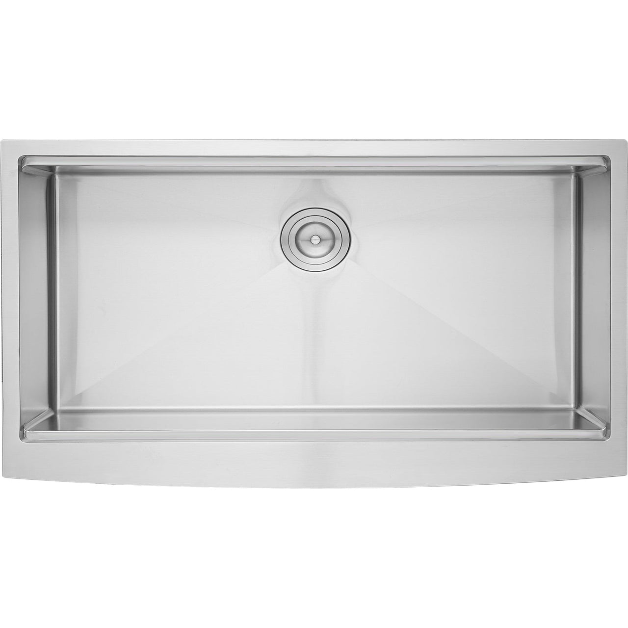 Farmhouse Kitchen Sink, 304 Stainless Steel Drop-In Sinks, Single Bowl Basin with Ledge & Accessories, Household Dishwasher Sinks for Workstation, Prep Kitchen, and Bar Sink, 36 inch
