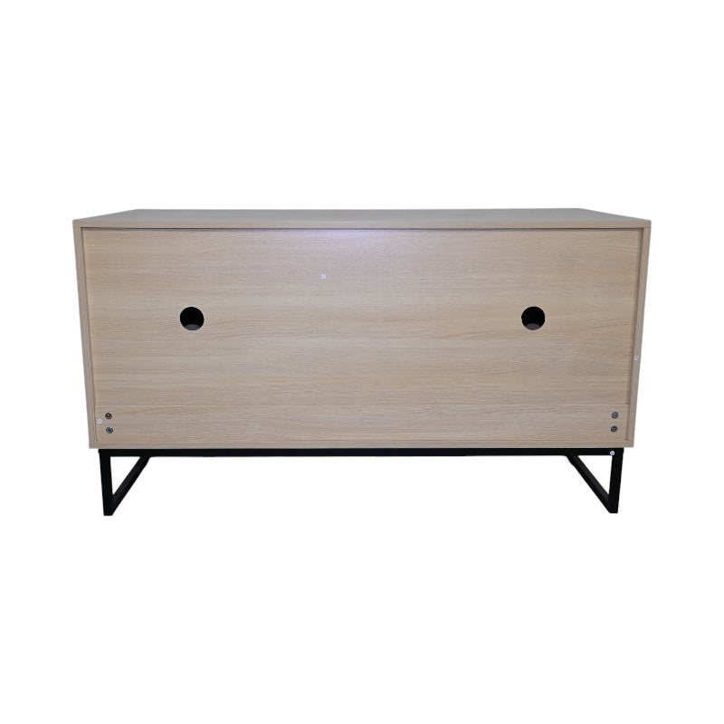 Modern Wooden Cat House with Scratching Mat - 47.64' x 21.46' x 25.98', 76.4 lbs