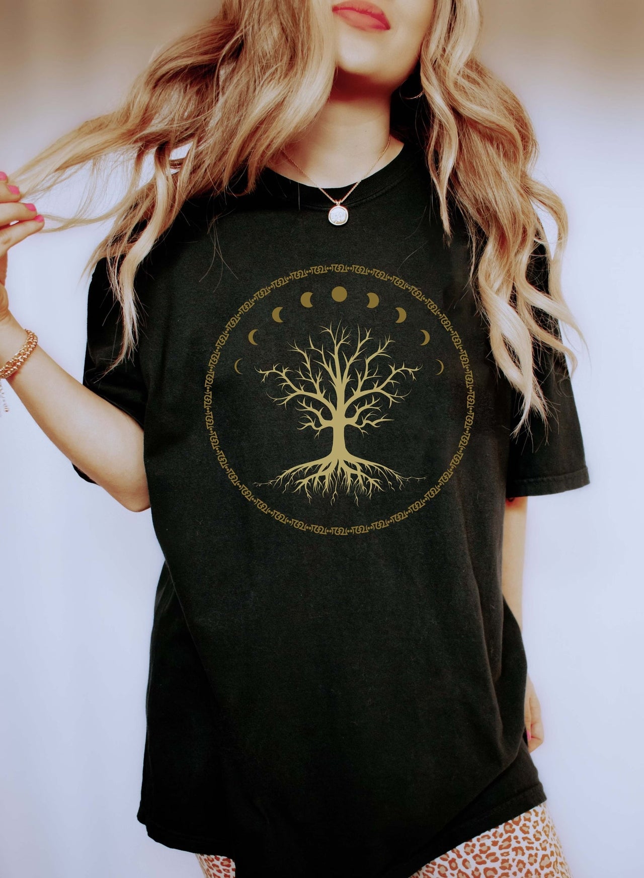 Tree of Life Circle Celestial Comfort Colors Tee