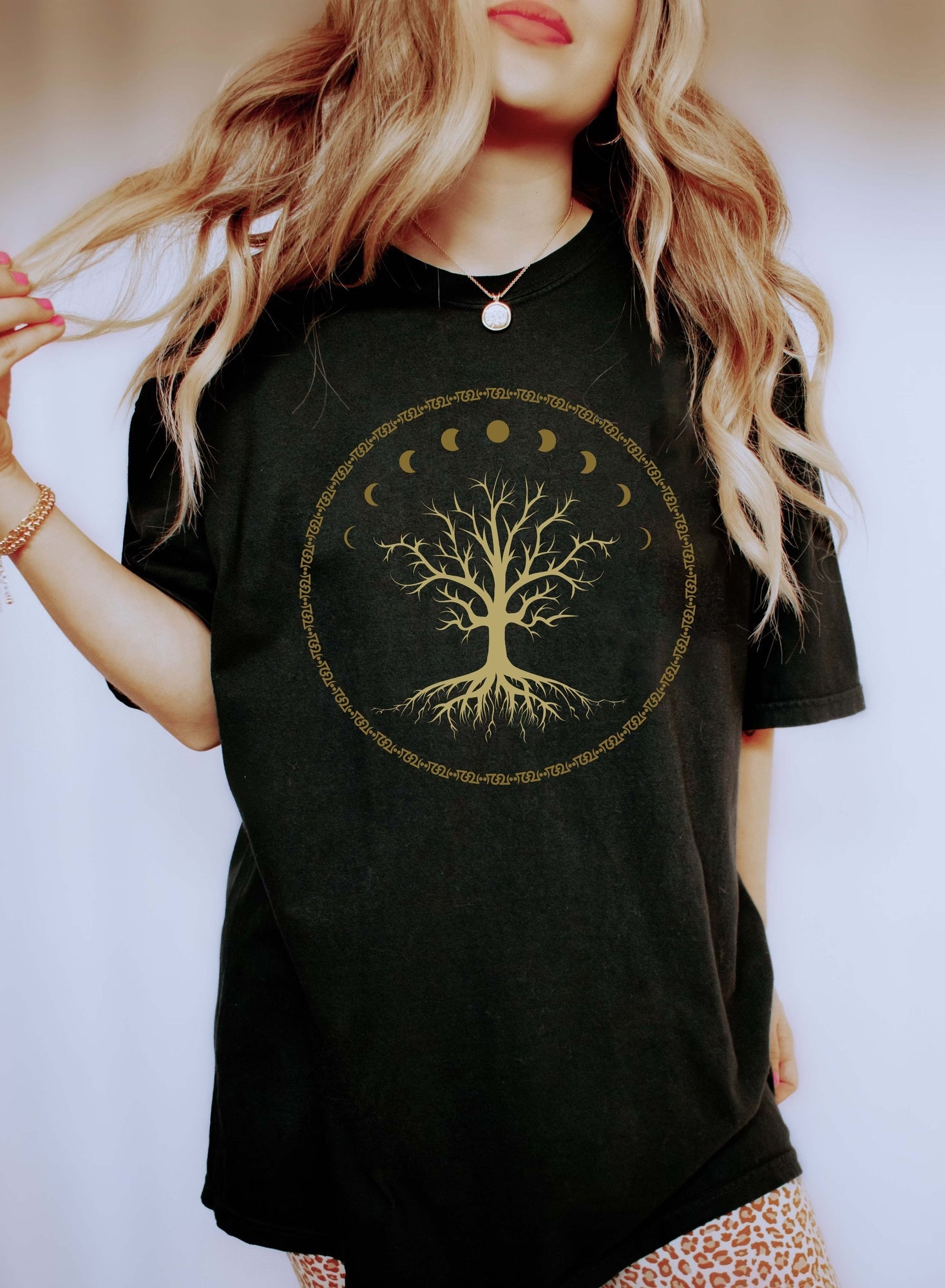 Tree of Life Circle Celestial Comfort Colors Tee
