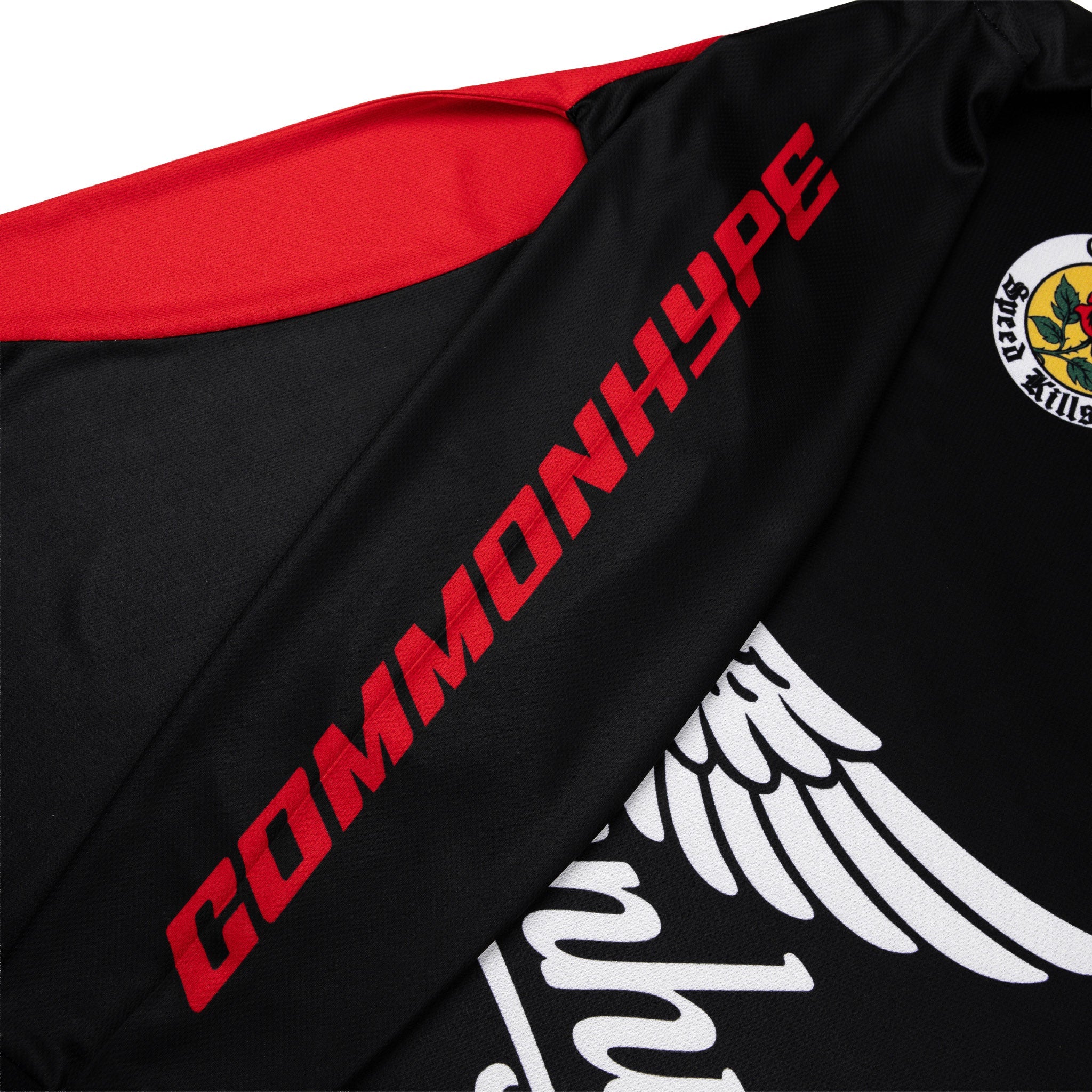 Common Hype Speed Kills Long Sleeve Racing Jersey Black