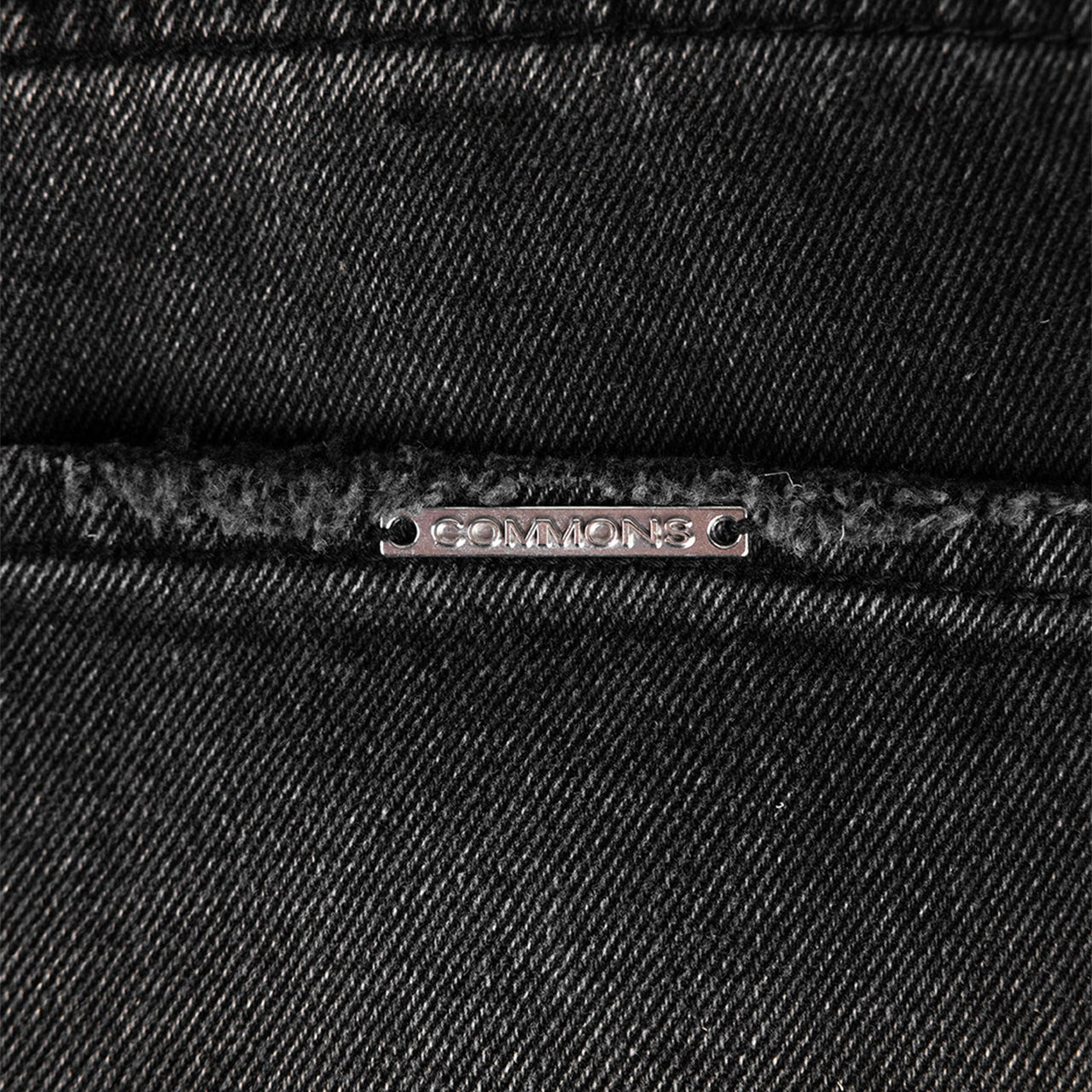 Commons Studios Washed Straight Denim Pant Granite