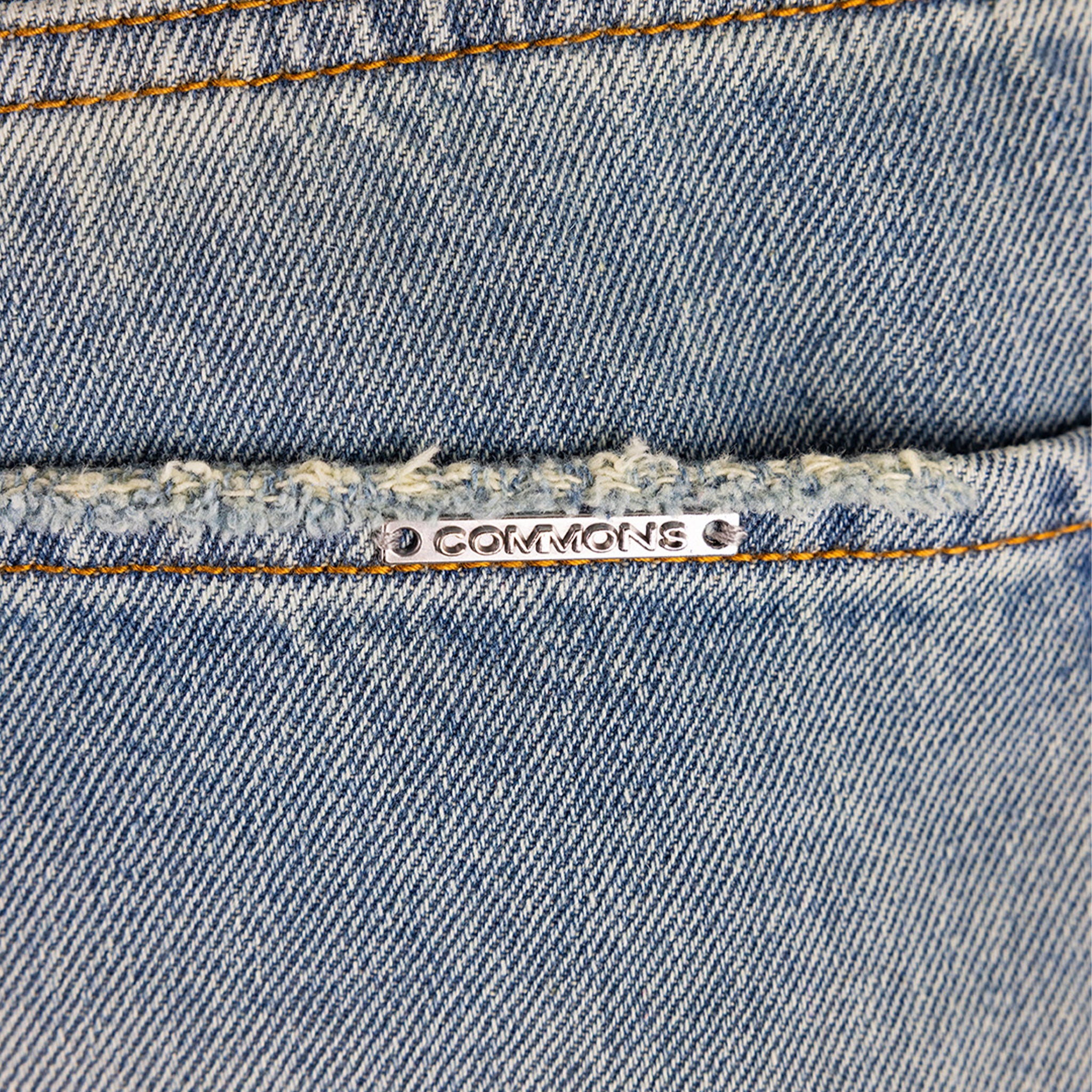 Commons Studios Washed Straight Denim Pant Jade